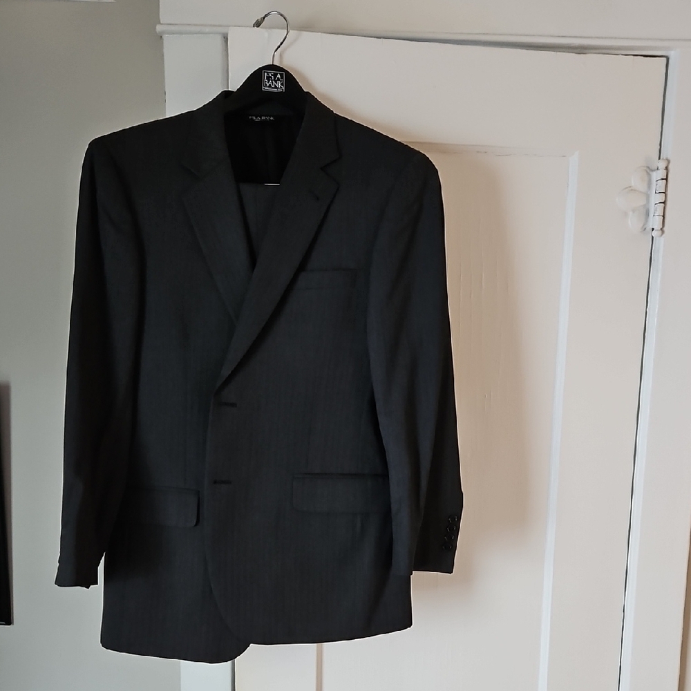 Classic Charcoal Gray Men's Suit